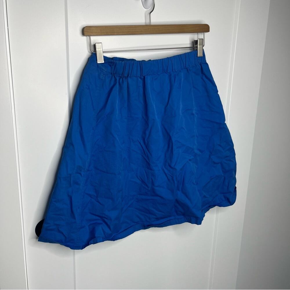 Everlane Cobalt Blue Elastic Waist Pocket Aline Skirt Size Small - Picture 2 of 5